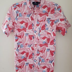 Vineyard Vines Floral Men's Short Sleeve Shirt Size M